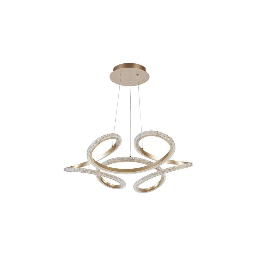 Searchlight - himmennettävä LED-riippuvalaisin kaapelilla DOODLE LED/40W/230V messinki