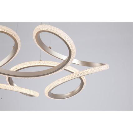 Searchlight - himmennettävä LED-riippuvalaisin kaapelilla DOODLE LED/40W/230V messinki