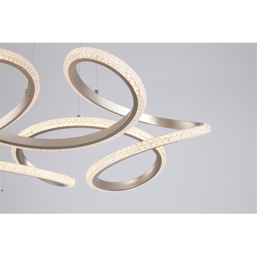 Searchlight - himmennettävä LED-riippuvalaisin kaapelilla DOODLE LED/40W/230V messinki