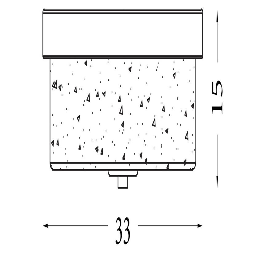 Searchlight - Kylpyhuoneen kattovalaisin PRESTON 2xE27/60W/230V IP44 Ø 33 cm messinki