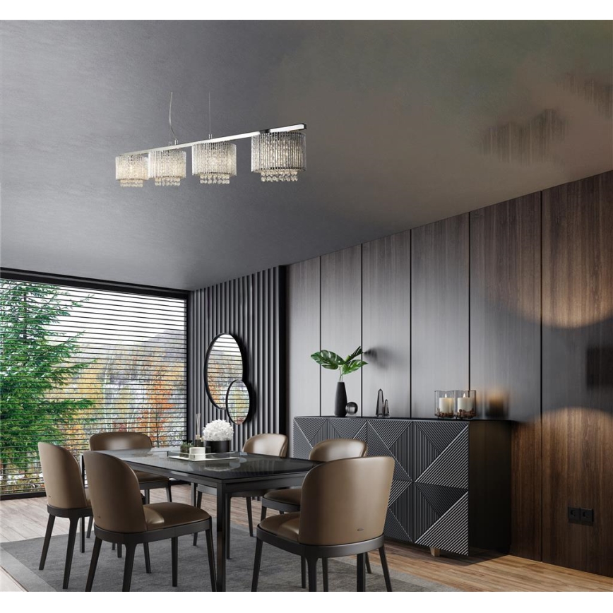 Searchlight - Kattokruunu johdossa ELISE 4xG9/33W/230V