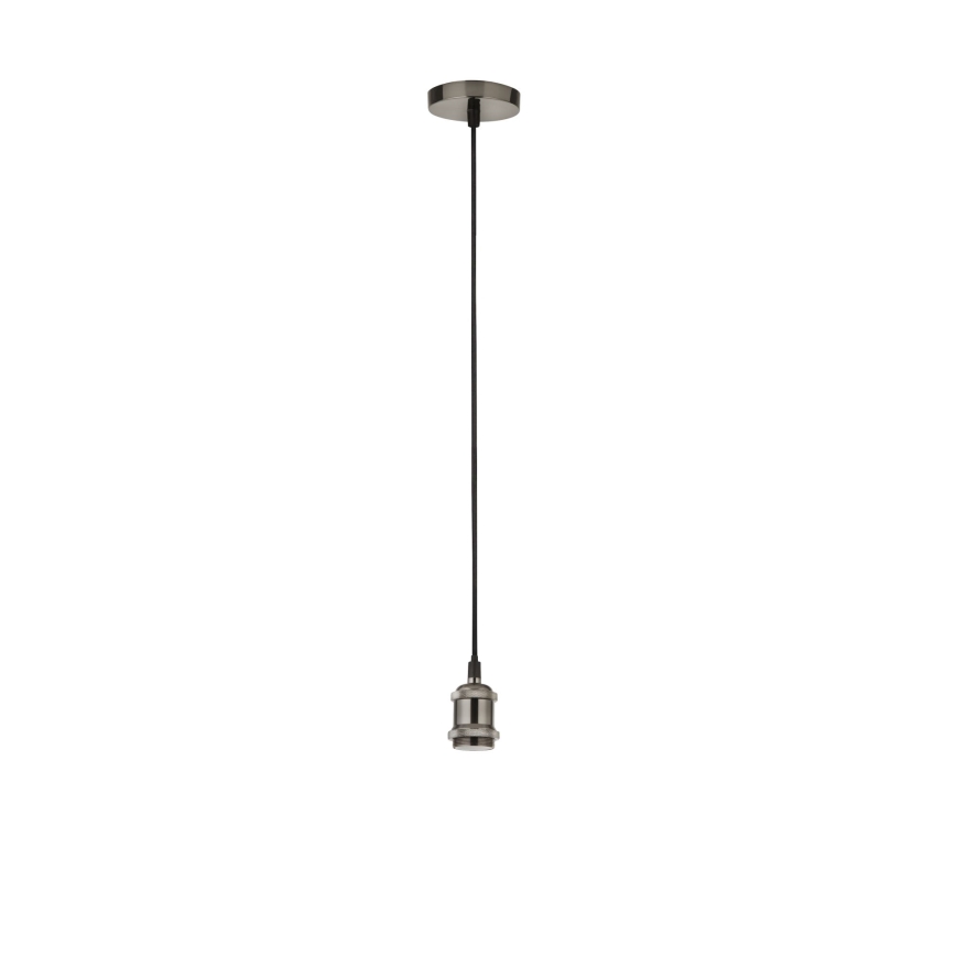 Searchlight - SUSPENSION kaapelilla roikkuva riippuvalaisin 1xE27/60W/230V, hopea