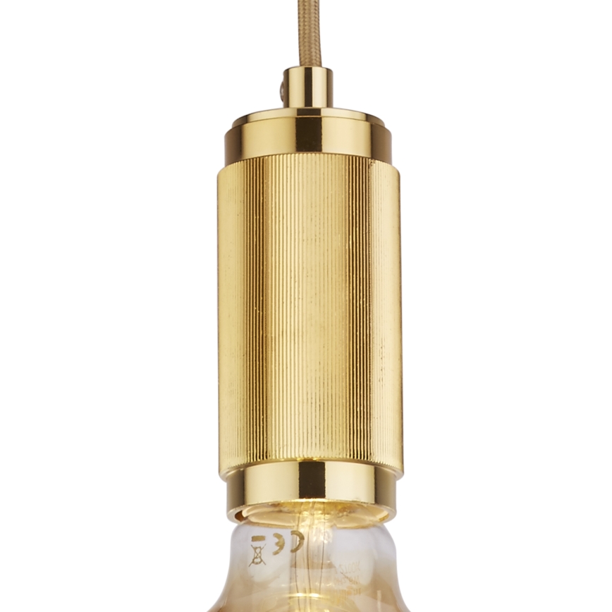 Searchlight - SUSPENSION riippuvalaisin vaijerilla 1xE27/60W/230V kullanvärinen