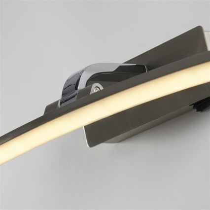 Searchlight - LED-taulunvalaisin SANTORINI LED/10,88W/230V hopea