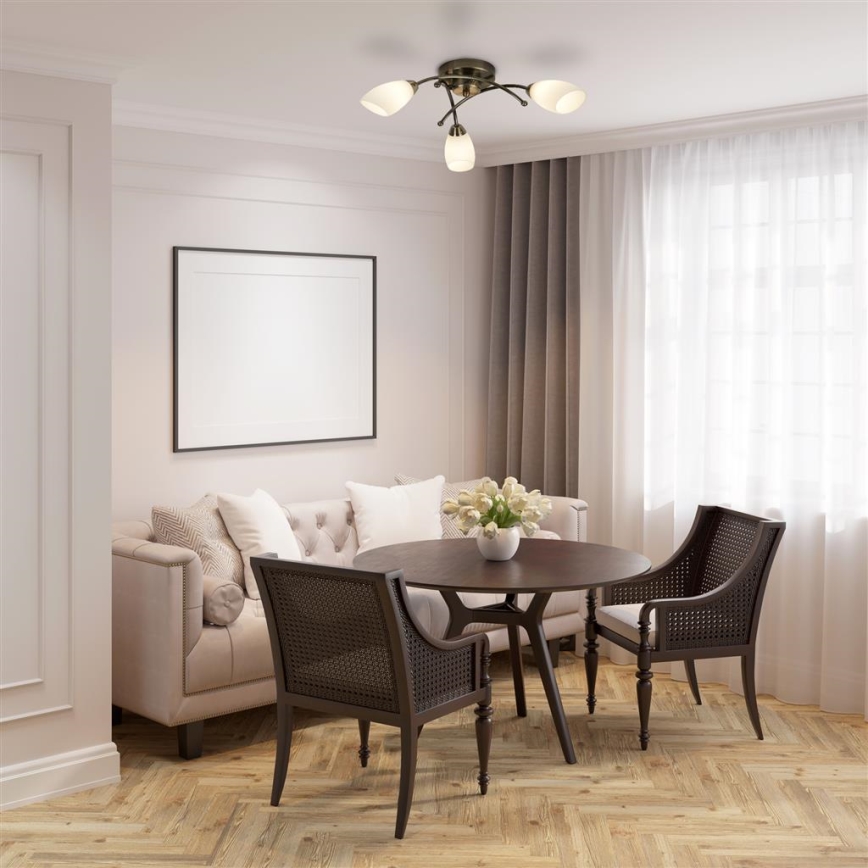 Searchlight -  Pinta-asennettava kattokruunu OPERA 3xG9/7W/230V