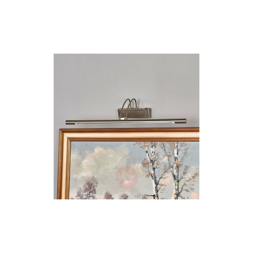 Searchlight - LED-kuvavalo LED/14W/230V mattakromi