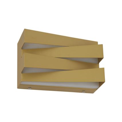 Searchlight - LED-seinävalaisin SECTION LED/18W/230V, kullanvärinen