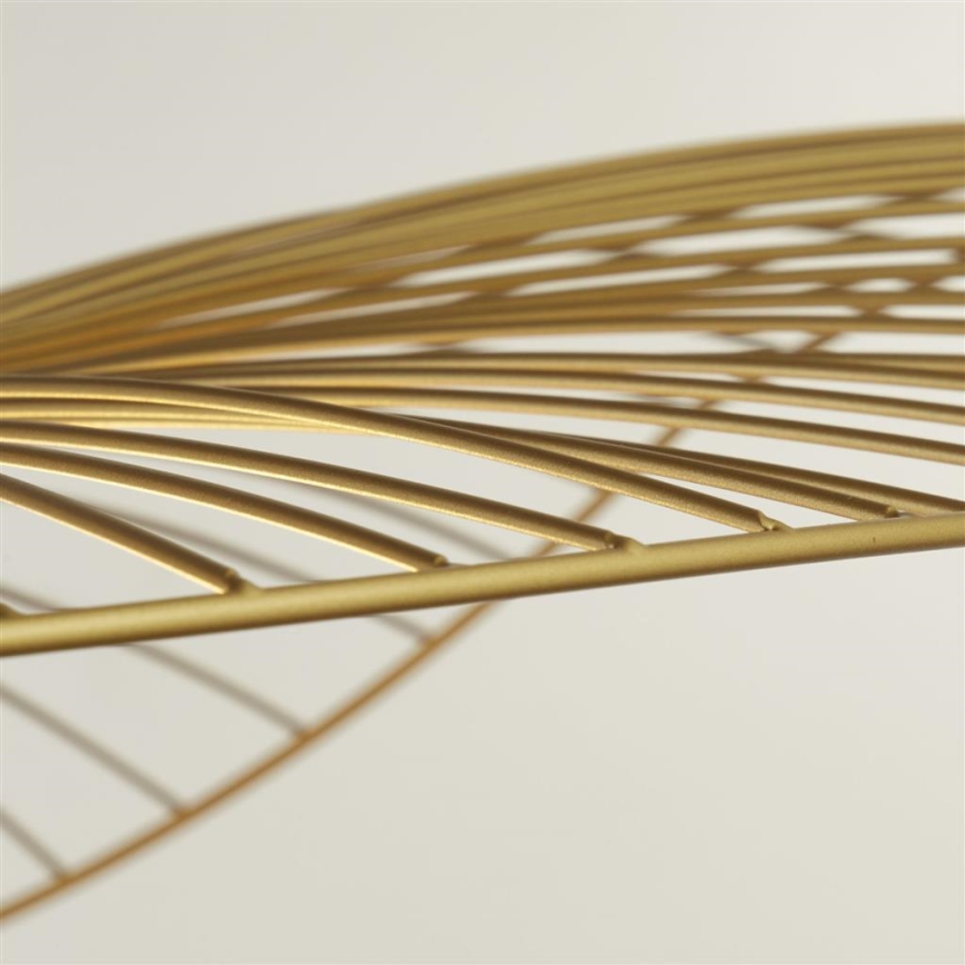 Searchlight - Kattokruunu johdossa WAVE 1xE27/60W/230V kulta