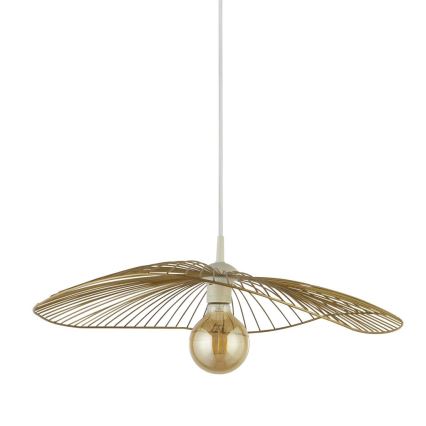 Searchlight - Kattokruunu johdossa WAVE 1xE27/60W/230V kulta