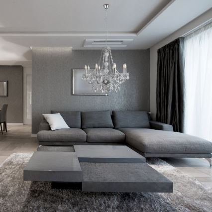 Searchlight - Kattokruunu ketjussa MARIE THERESE 8xE14/40W/230V