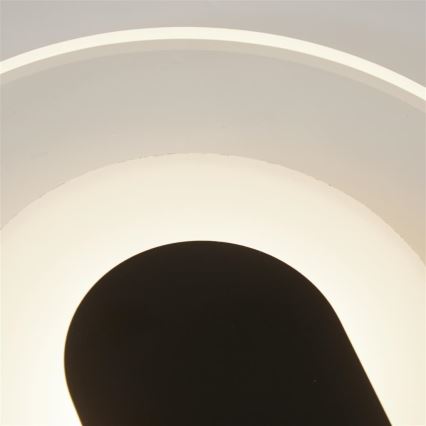 Searchlight - LED-seinävalaisin TARGET LED/7W/230V musta