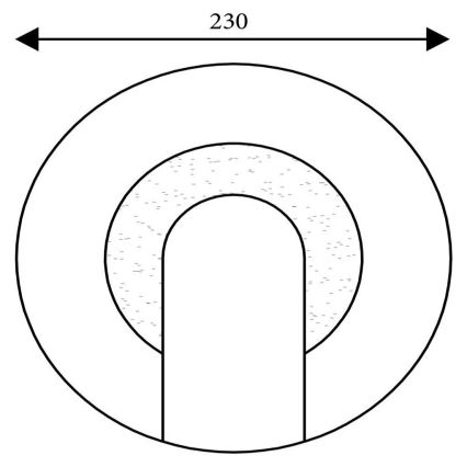 Searchlight - LED-seinävalaisin TARGET LED/7W/230V, kultainen