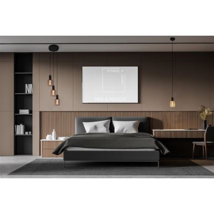 Searchlight - Kattokruunu narulla SQUIGGLE 1xE27/60W/230V