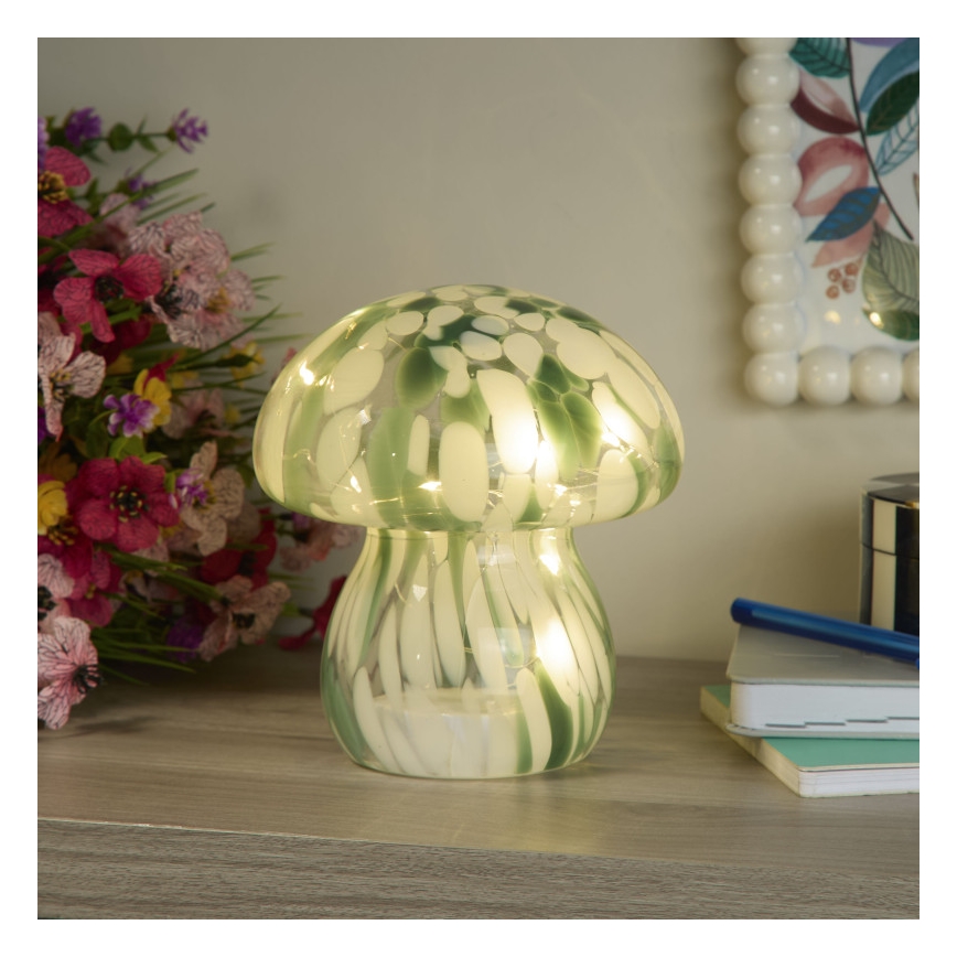 Searchlight - LED-pöytävalaisin AMELIA LED/0,2W/230V vihreä