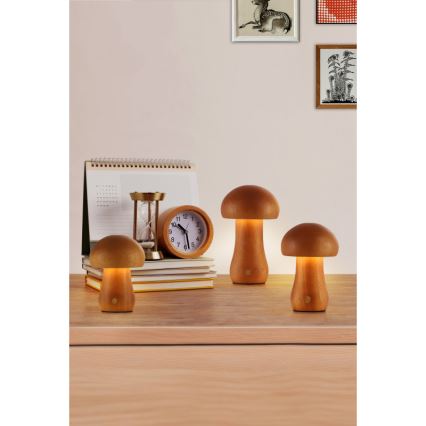 Searchlight - 3 kpl MUSHROOM LED-pöytälamppuja LED/1,1W/5V 800 mAh