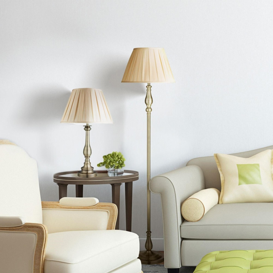 Searchlight - Lattialamppu FLEMISH 1xE27/60W/230V