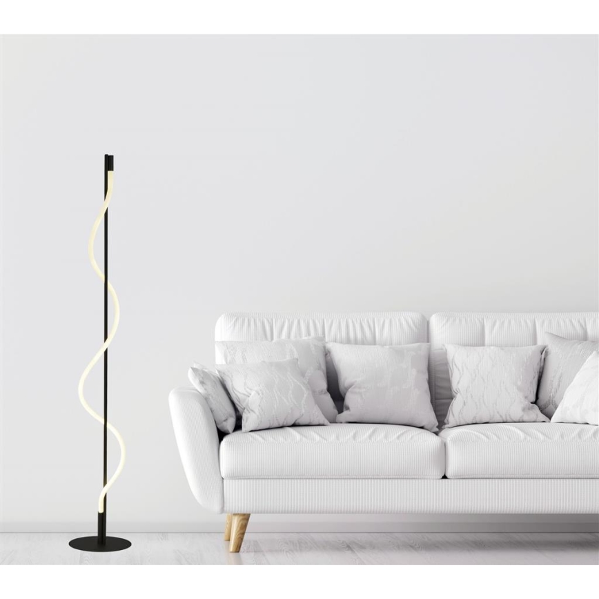 Searchlight - LED himmennettävä lattiavalaisin REMY LED/20W/230V musta