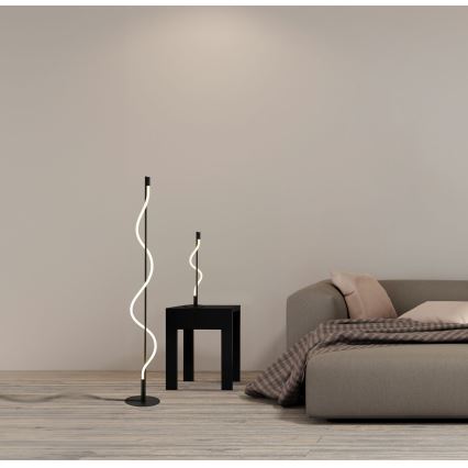 Searchlight - LED himmennettävä lattiavalaisin REMY LED/20W/230V musta