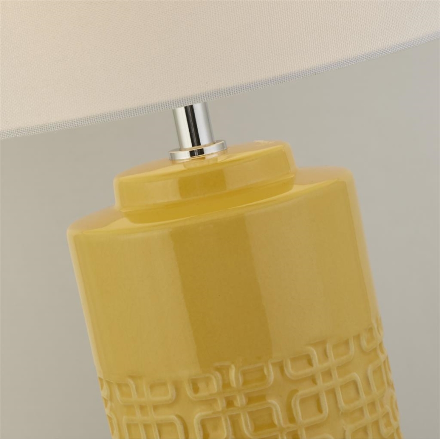 Searchlight - Pöytävalaisin CHARLESTON 1xE27/10W/230V keramiikka