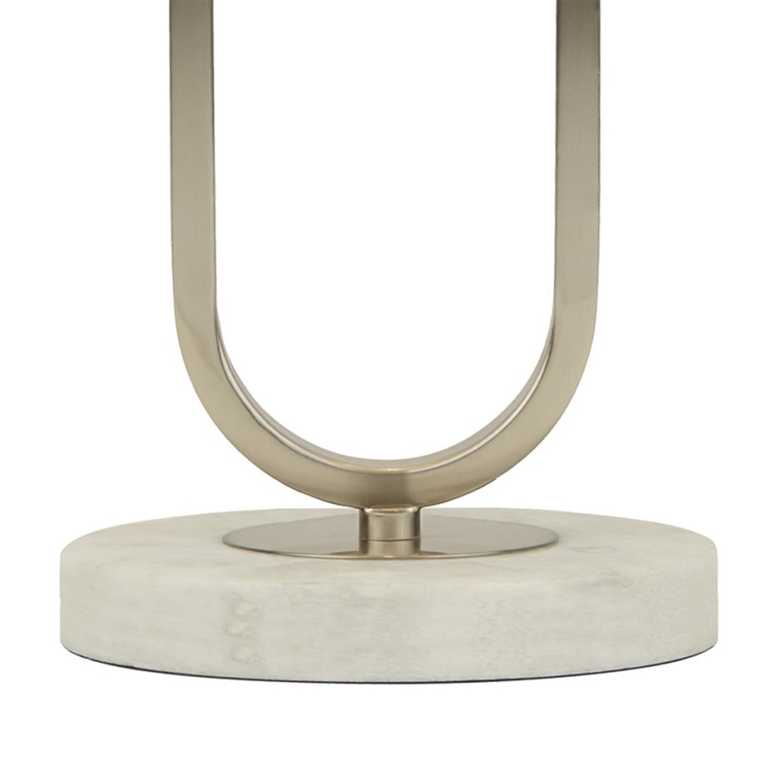 Searchlight - Pöytävalaisin DOME 1xG9/7W/230V hopea