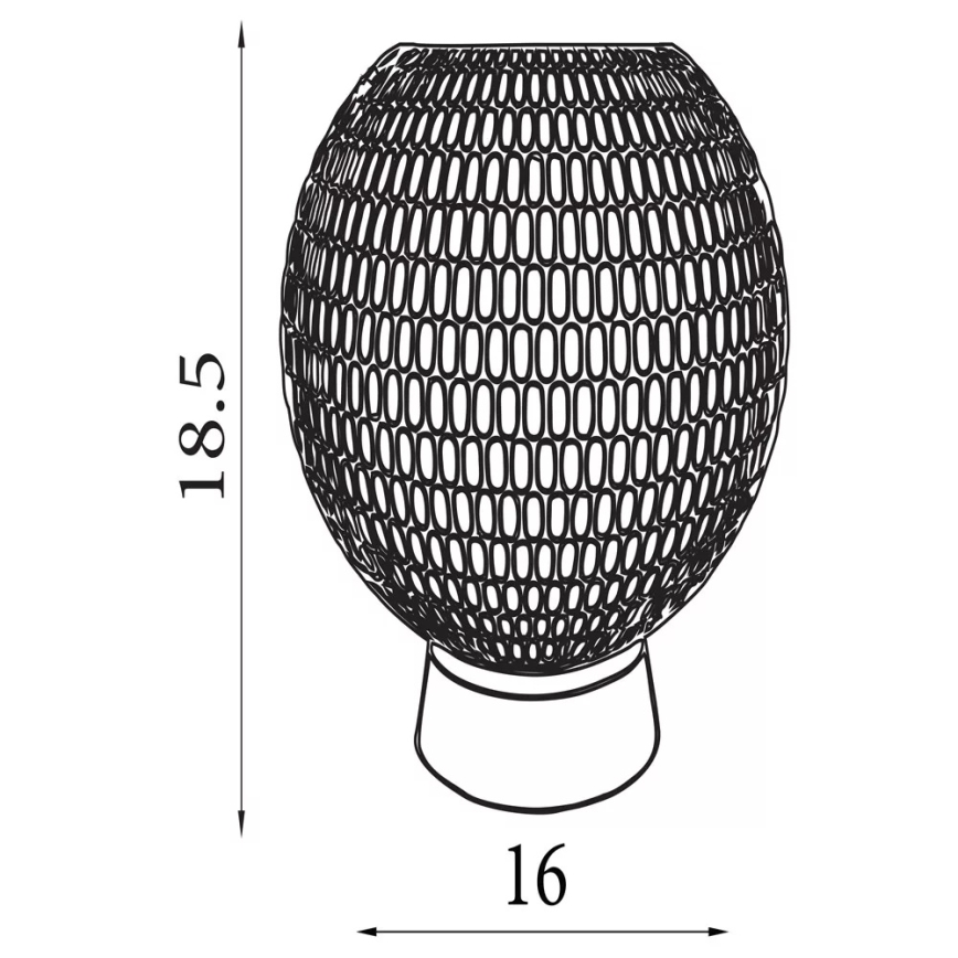 Searchlight - LED pöytälamppu MILA LED/0,6W/3xAAA ruskea