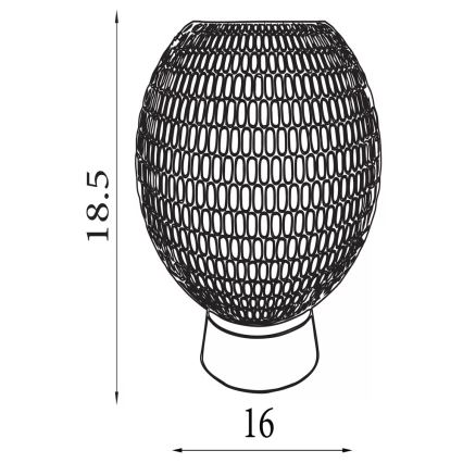 Searchlight - LED-pöytälamppu MILA LED/0,6W/3xAAA vihreä