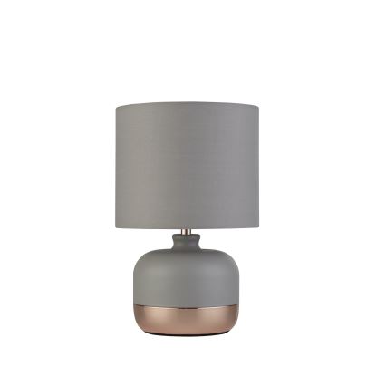 Searchlight - Pöytävalaisin 1xE14/7W/230V harmaa