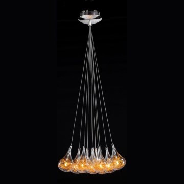 Searchlight - Kattokruunu johdossa 10xG4/20W/230V kulta