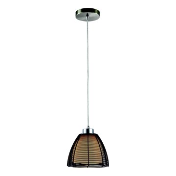 Searchlight - Kattokruunu johdossa 1xE27/60W/230V halkaisija 19 cm musta