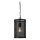 Searchlight - Kattokruunu ketjussa FISHNET 1xE27/60W/230V musta