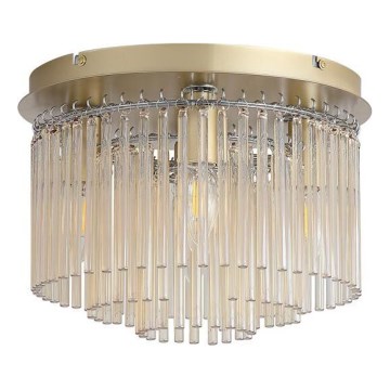 Searchlight - Kattovalaisin SWIZZLE 5xE14/60W/230V, halkaisija 32 cm, kullanvärinen