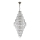 Searchlight - Ketjullinen kattokruunu EMPIRE 13xE14/60W/230V