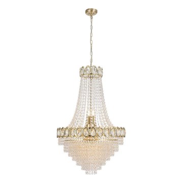 Searchlight - Ketjuripustainen kattokruunu LOUIS PHILLIPE 8xE14/60W/230V