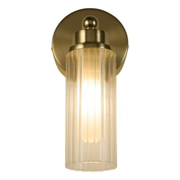 Searchlight - Kylpyhuoneen seinävalaisin IMPERIAL 1xG9/7W/230V IP44 messinki