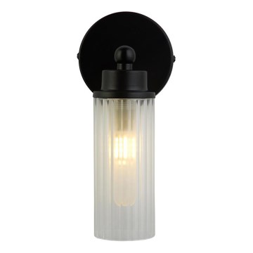 Searchlight - Kylpyhuoneen seinävalaisin IMPERIAL 1xG9/7W/230V IP44 musta