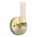 Searchlight - LED-himmennettävä kylpyhuoneen seinävalaisin ABERDEEN LED/7W/230V IP44 messinki