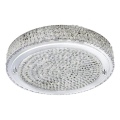 Searchlight - LED-kattovalaisin FLUSH LED/24W/230V halkaisija 40 cm kromi