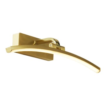 Searchlight - LED-kuvavalaisin SANTORINI LED/8,2W/230V messinki