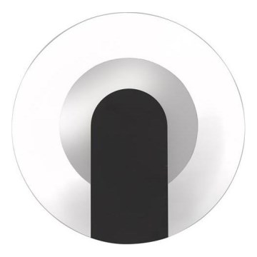 Searchlight - LED-seinävalaisin TARGET LED/7W/230V musta