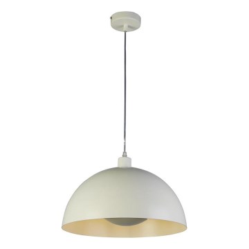 Searchlight - MARS riippuvalaisin johdolla 1xE27/60W/230V Ø 25 cm kermanvalkoinen