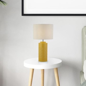 Searchlight - Pöytävalaisin CHARLESTON 1xE27/10W/230V keramiikka