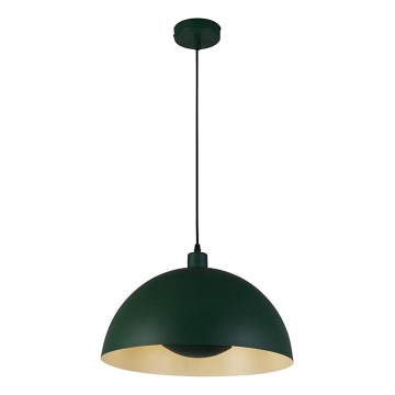 Searchlight - Riippuvalaisin kaapelilla MARS 1xE27/60W/230V halkaisija 25 cm vihreä