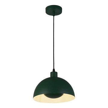 Searchlight - Riippuvalaisin vaijerilla MARS 1xE27/60W/230V halkaisija 40 cm vihreä