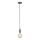 Searchlight - SUSPENSION kaapelilla roikkuva riippuvalaisin 1xE27/60W/230V, hopea