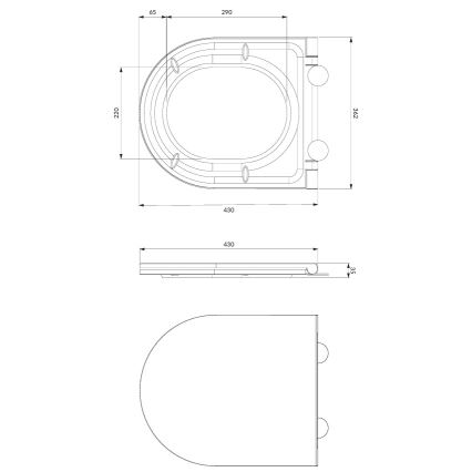 Seinä-WC OTTAWA + SoftClose WC-istuinkansi OTTAWA + SIGMA-huuhtelupainike + sisäänrakennettava moduuli + eristysalusta