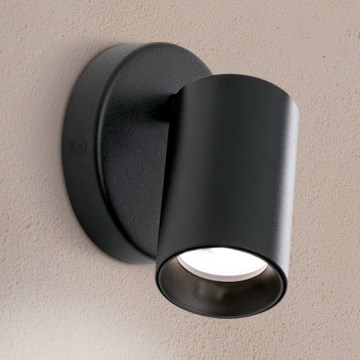 Seinään asennettava spottivalaisin SEAN 1xGU10/13W/230V musta