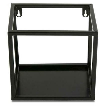 Seinähylly 20x20 cm musta