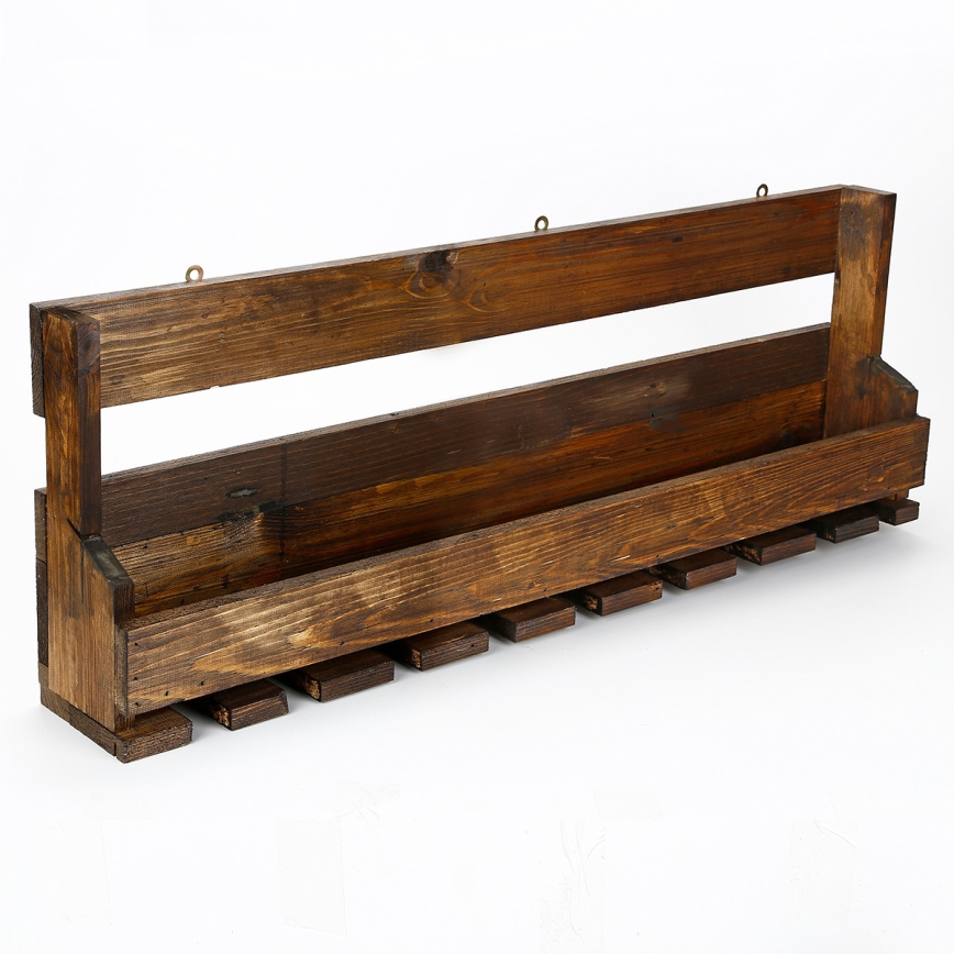 Seinähylly 28x102 cm kuusi ruskea