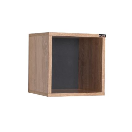 Seinähylly 33x33 cm ruskea