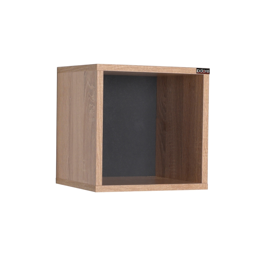 Seinähylly 33x33 cm ruskea